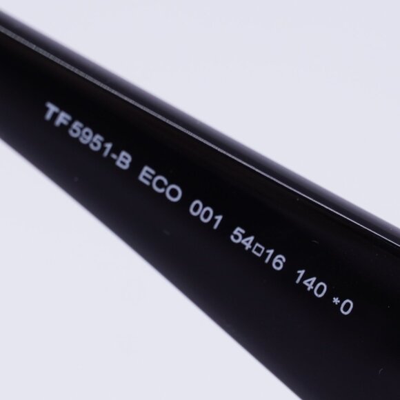 Tom Ford FT5951-B 001 Eyeglasses Black 54mm Square Frame, Blue Light Block - Picture 6 of 9